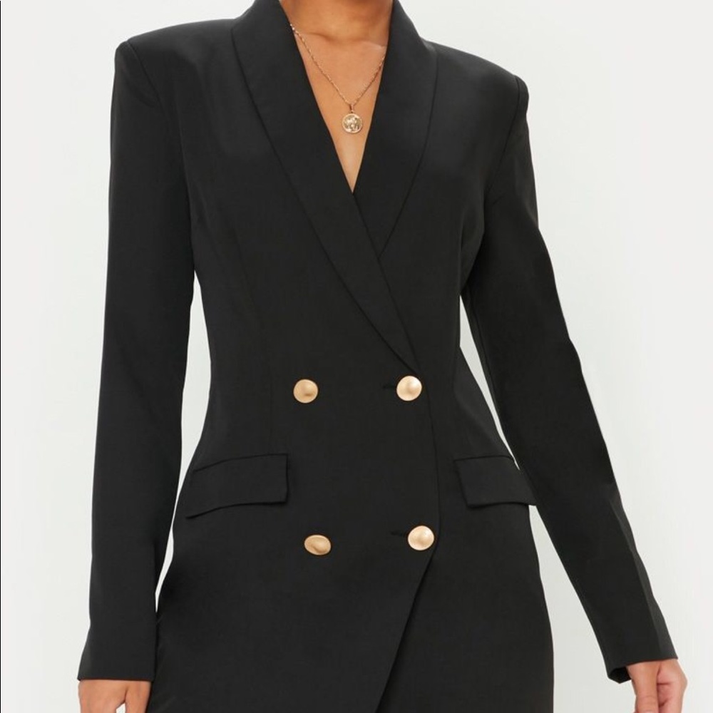 Black blazer dress